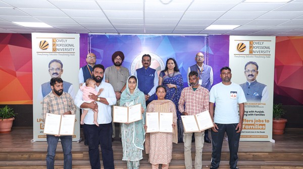 RS MP Dr. Ashok Kumar Mittal Fulfills Commitment of Providing Jobs to Family Member of Punjab Flood Victims