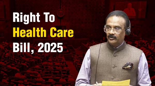 Rajya Sabha MP Dr. Ashok Kumar Mittal Introduces The Right To Healthcare Services Bill, 2025
