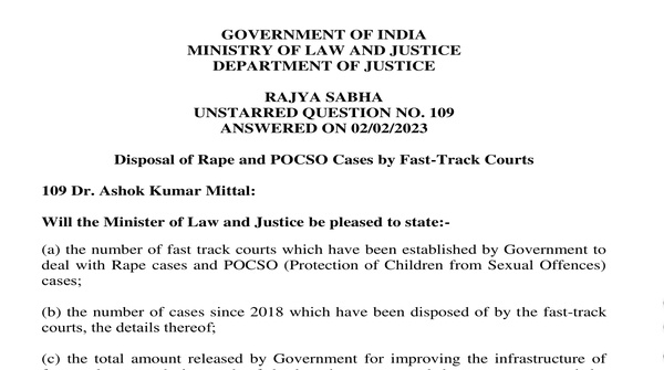 Rajya Sabha Unstarred Question No. 109 | 02-02-2023