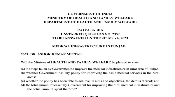 Rajya Sabha Unstarred Question No. 2359 | 21-03-2023