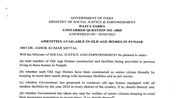 Rajya Sabha Unstarred Question No. 3805 | 05-04-2023
