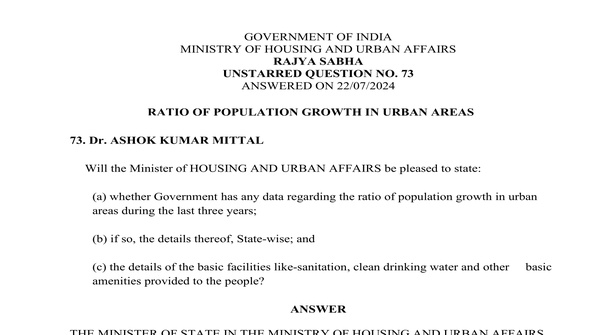Rajya Sabha Unstarred Question No.1139 | 01-08-2024
