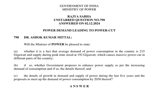 Rajya Sabha starred Question No. 790 | 02-12-2024