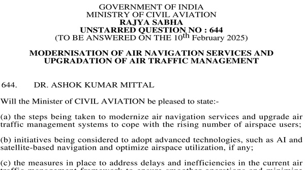RAJYA SABHA UNSTARRED QUESTION NO. 644 | 10-02-2025
