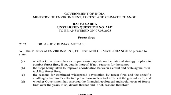 RAJYA SABHA STARRED QUESTION NO. 2152 | 07-08-2025