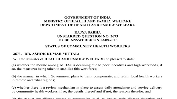 RAJYA SABHA UNSTARRED QUESTION NO. 2673 | 12-08-2025