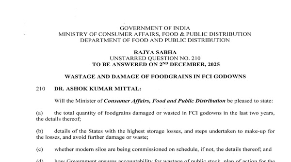 RAJYA SABHA STARRED QUESTION NO. 210 | 02-12-2025