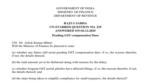 RAJYA SABHA STARRED QUESTION NO. 239 | 02-12-2025