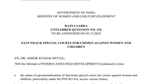 RAJYA SABHA UNSTARRED QUESTION NO. 476 | 03-12-2025