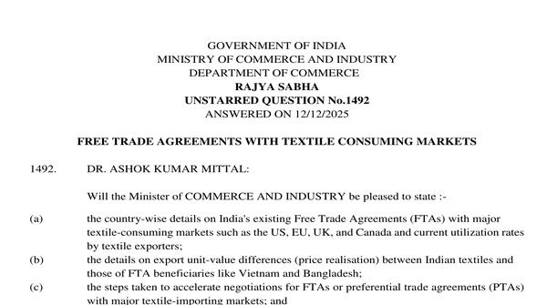 RAJYA SABHA UNSTARRED QUESTION NO. 1492 | 12-12-2025